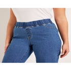 Contour Denim Wide-Leg Jean image number null