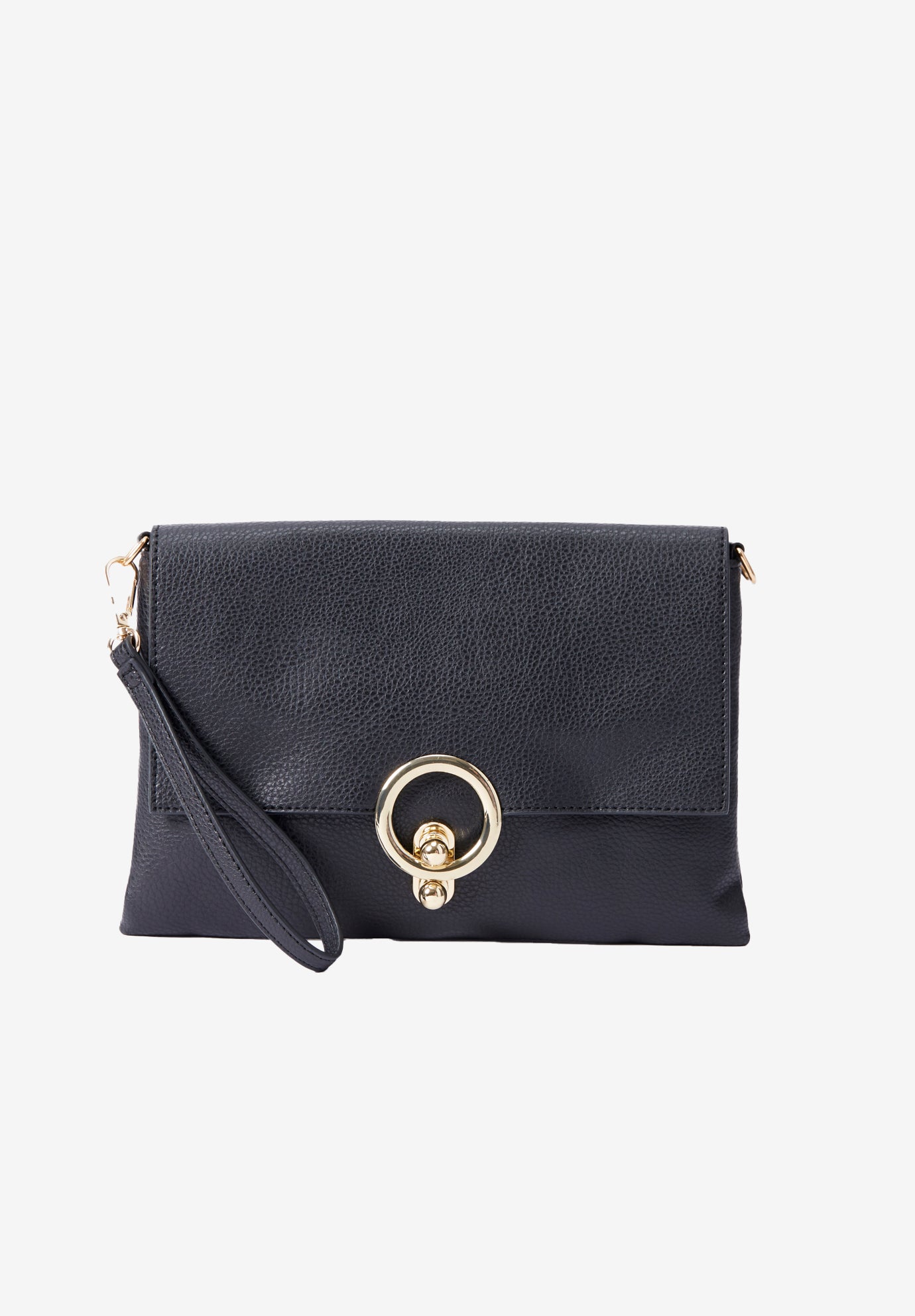 Gold Ring Crossbody Handbag image number 1