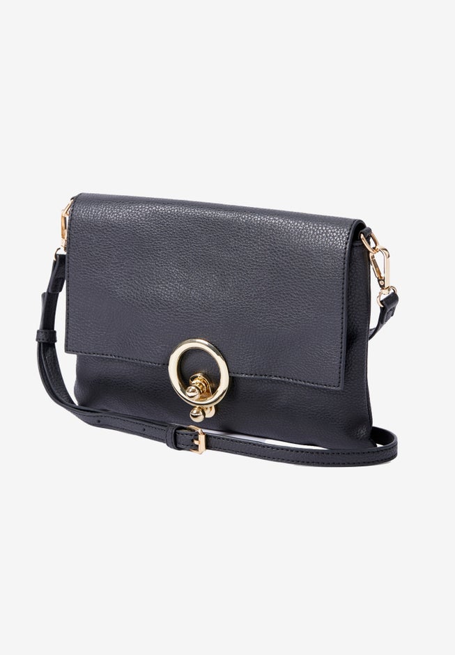 Gold Ring Crossbody Handbag image number 2