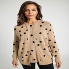 Fine Gauge Button-Front Cardigan image number null