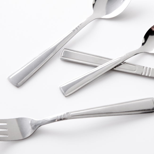 45-Piece Everyday Classic Canberra Flatware Set image number null