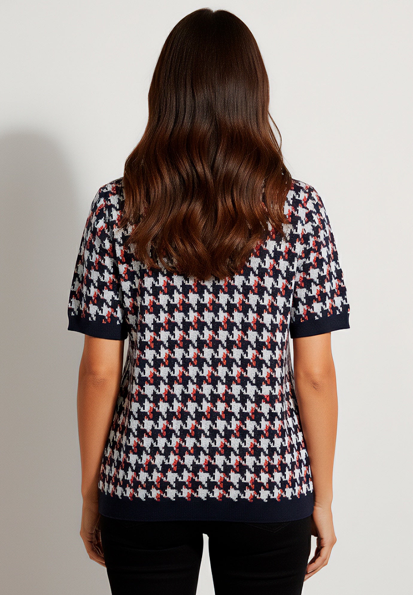 Fine Gauge Crewneck Knit Shell image number 0