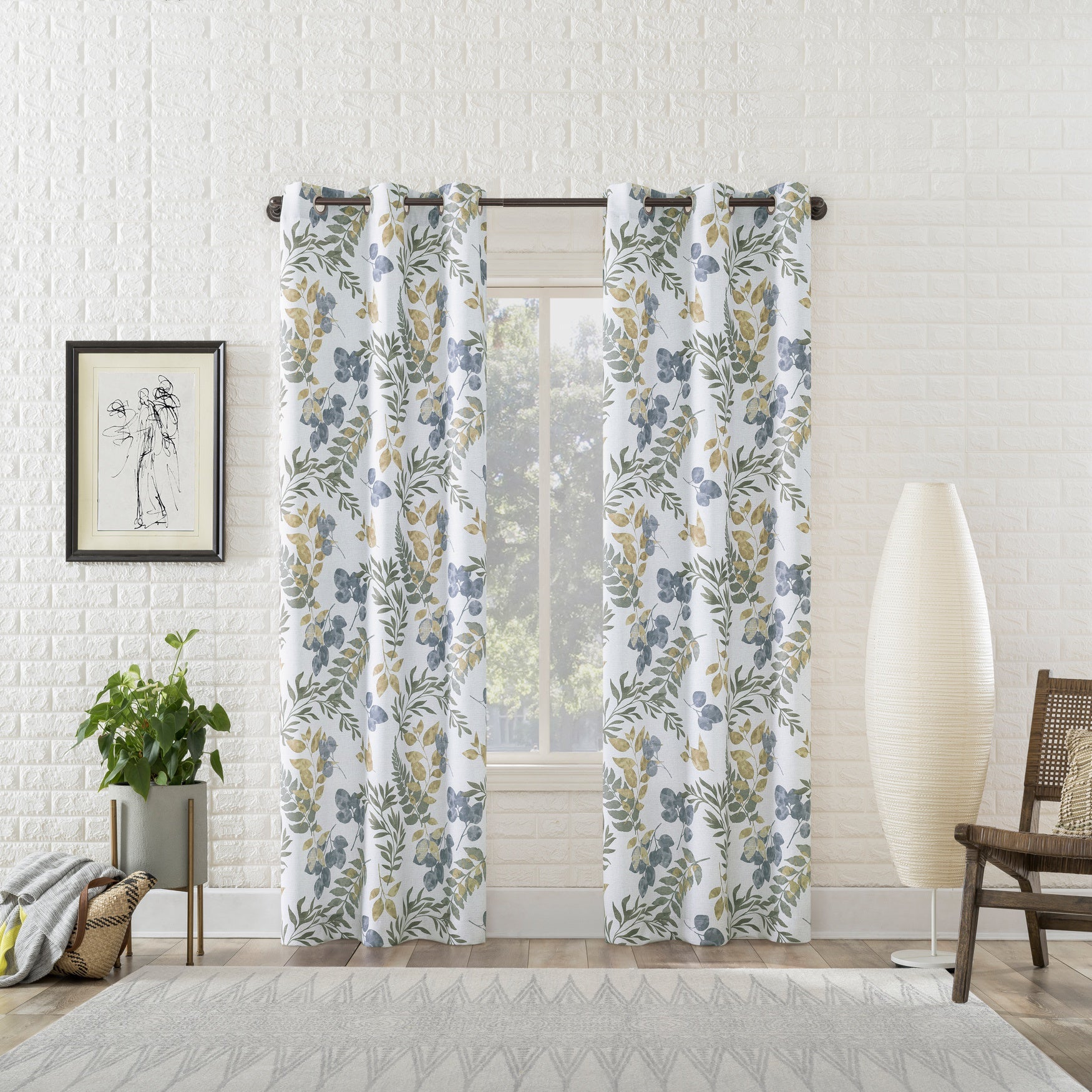 Remi Sun Zero&trade; 99% Blackout Solid Woven Grommet Panel image number 0