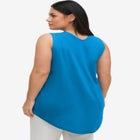 Tank Tunic With Inverted Pleat image number null