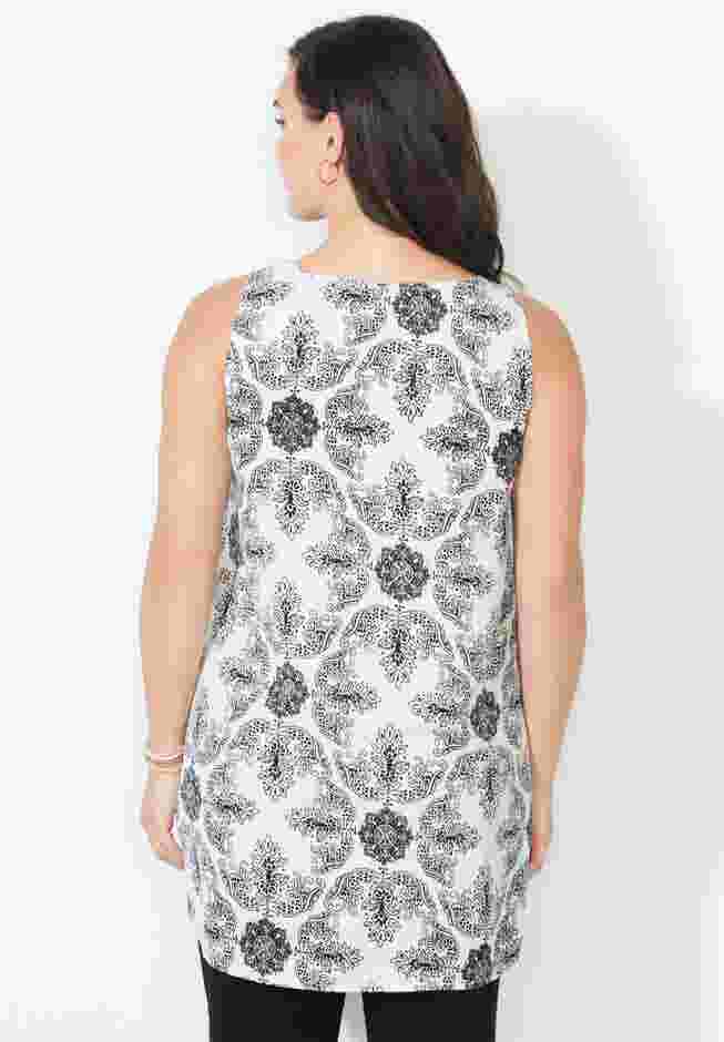 Breezeway Georgette High-Low Tunic Tank image number 1