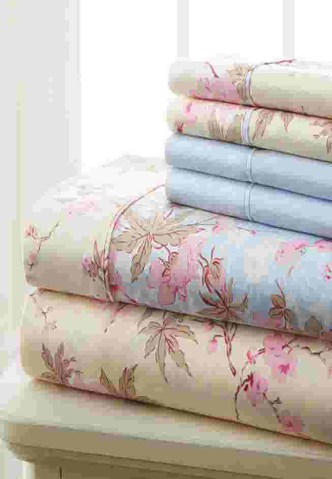 6-pc Traditional Floral Sheet Set image number 0