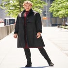 Faux Shearling Midi Coat image number null