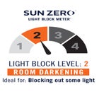 Sun Zero&trade; Keenan Abstract Rod-Pocket Panel image number null