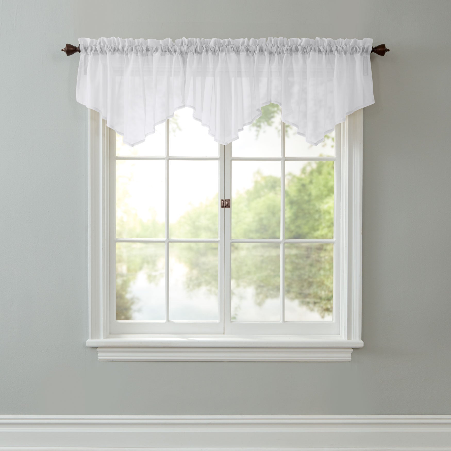 BH Studio Sheer Voile Ascot Valance image number 0
