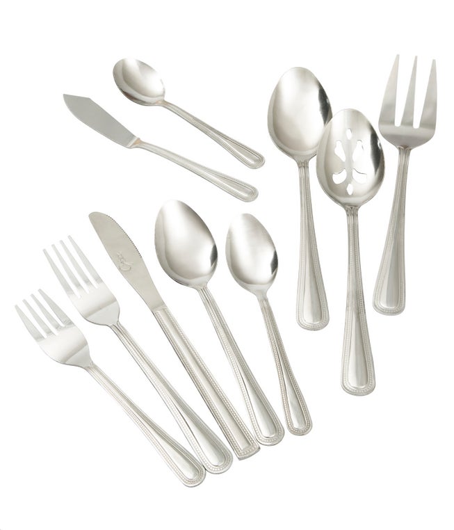 Gibson Home 45-Pc. Aston Flatware Set image number null