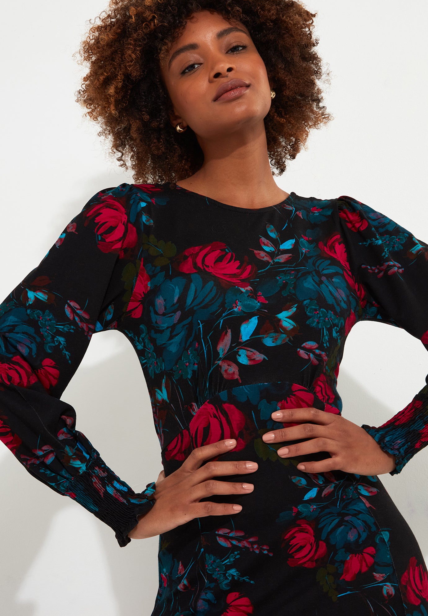 Stretch Knit Jersey Maxi Dress image number 3