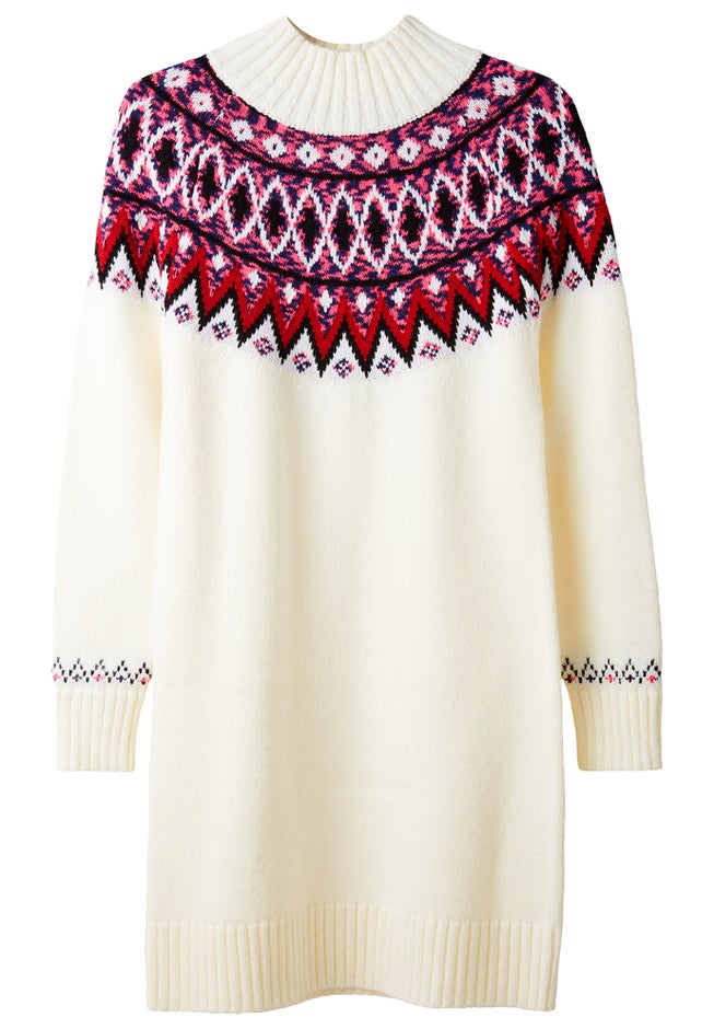 Fairisle Sweater Dress image number 1