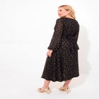 Starry Georgette Midi Dress image number null