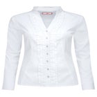 Cotton Ruffle Shirt image number 0