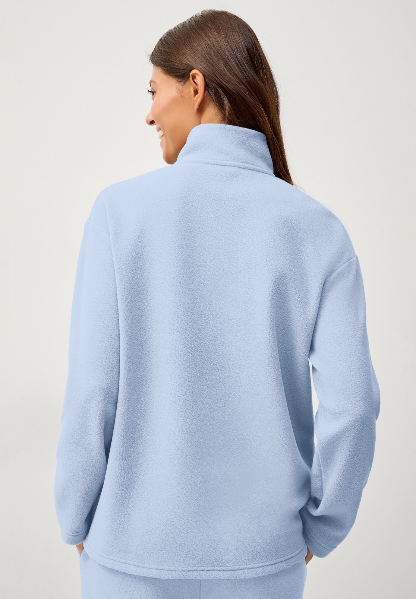 &frac14; Zip Collar French Terry Sweatshirt image number 1