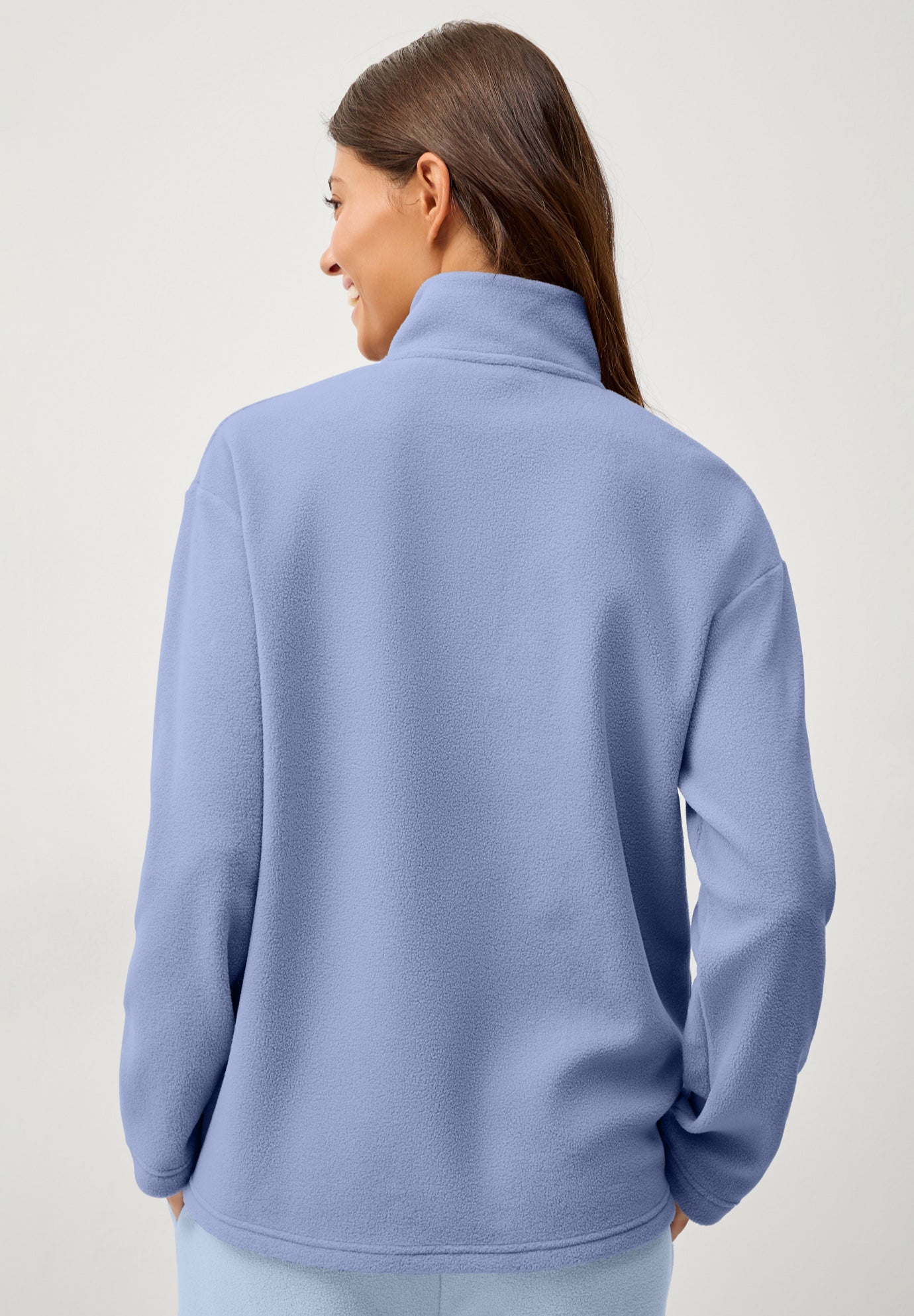 &frac14; ZIP COLLAR FRENCH TERRY SWEATSHIRT image number 1