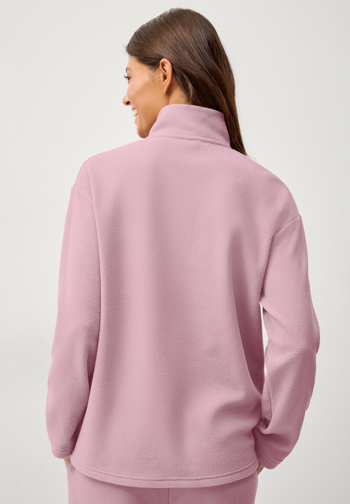 &frac14; ZIP COLLAR FRENCH TERRY SWEATSHIRT image number 1