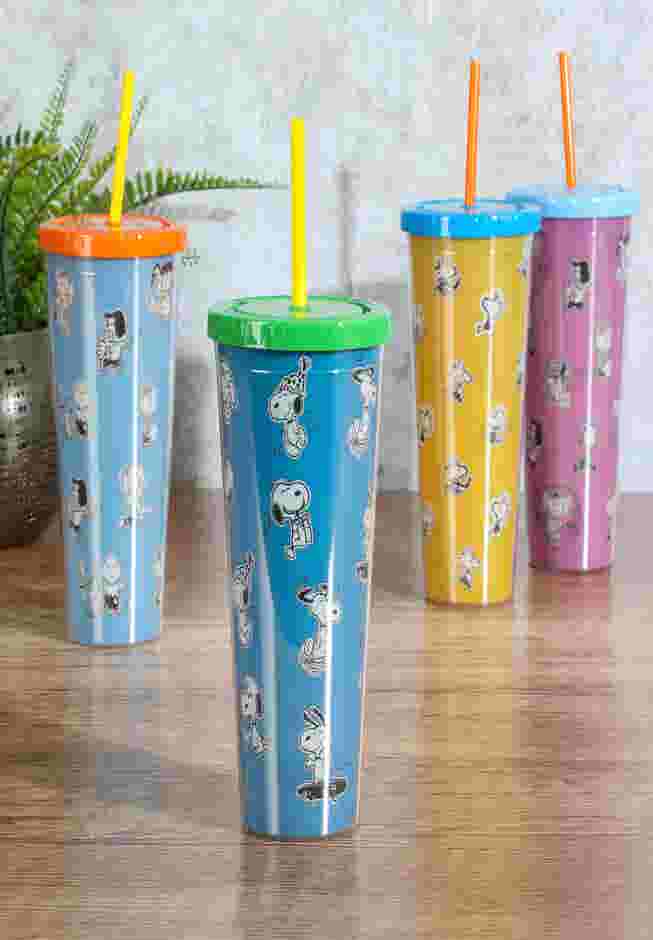 Set of 4 Snoopy and Pals Tumblers image number 1