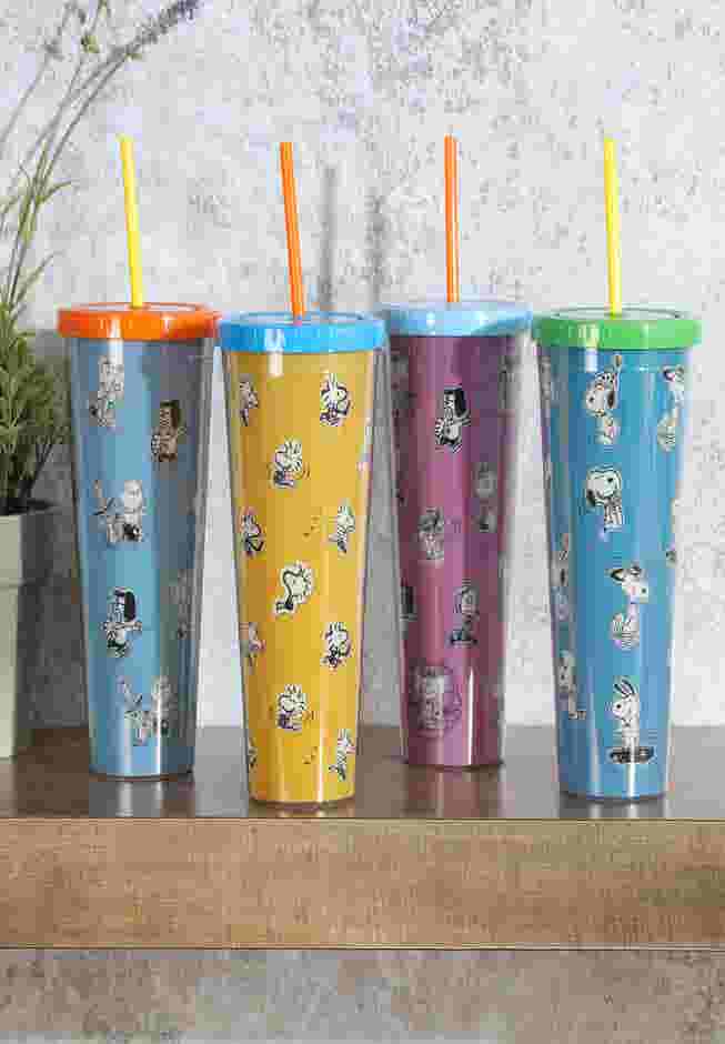 Set of 4 Snoopy and Pals Tumblers image number 0
