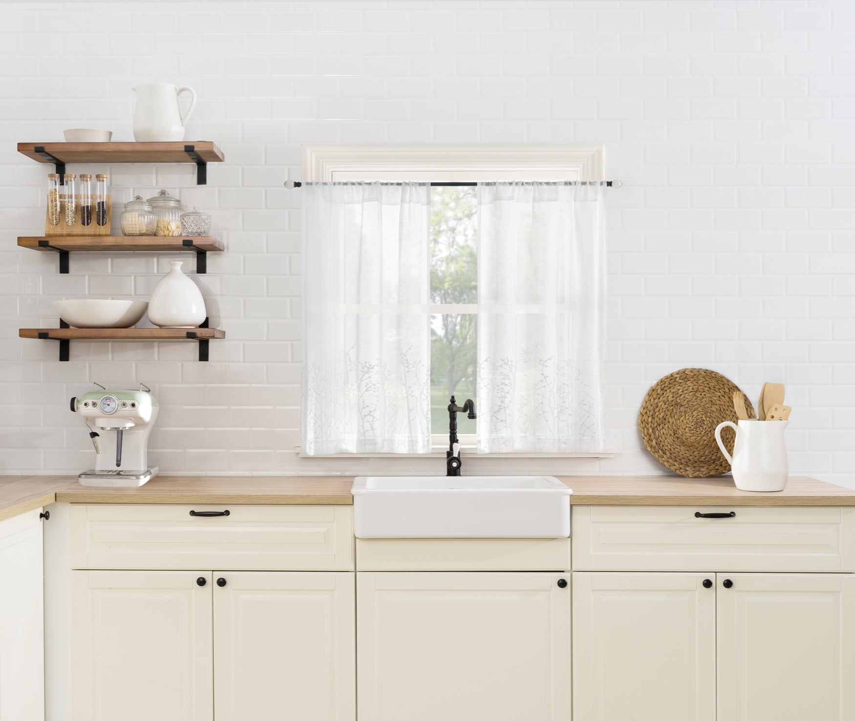  Moria Tiered Pair Valance Collection image number 1