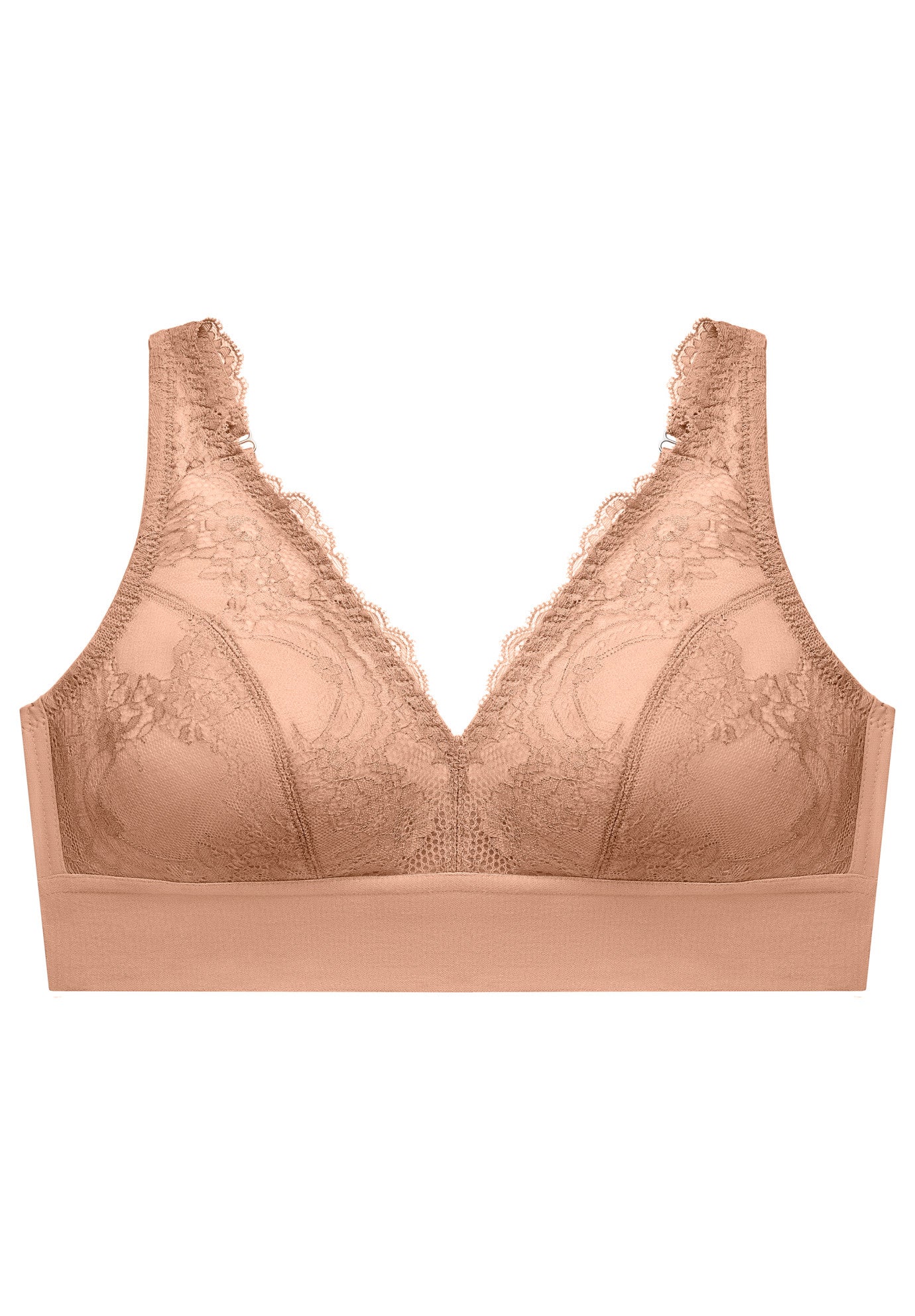 Glamorise® Bramour Lexington Lace Plunge Bralette image number 2