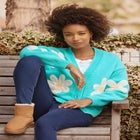 V-Neck Daisy Cardigan image number 6