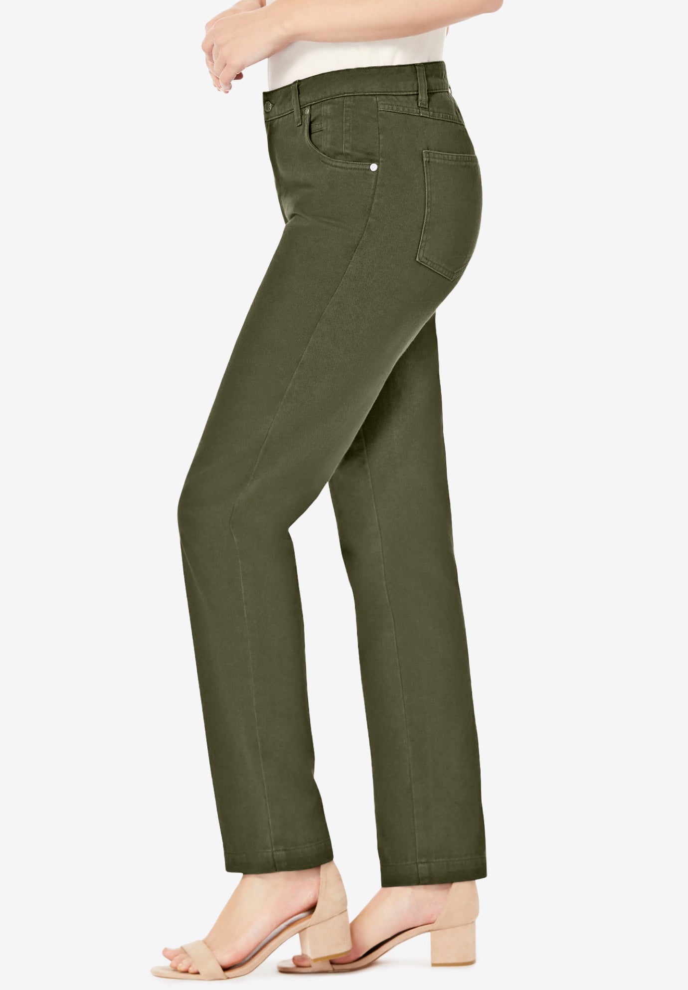 Classic Cotton Denim Straight-Leg Jean image number 3