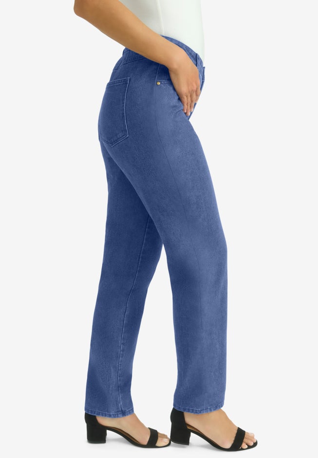 Classic Cotton Denim Straight-Leg Jean image number 2