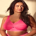 Comfort Choice&reg; Full Coverage Sling Double Band Lace Bra image number null