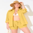 Cotton Beach Shirt Cover Up image number 3