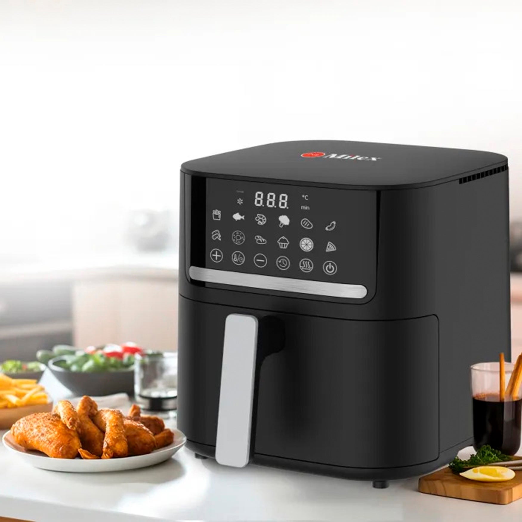 Milex® 7L Black Digital Air Fryer image number 0