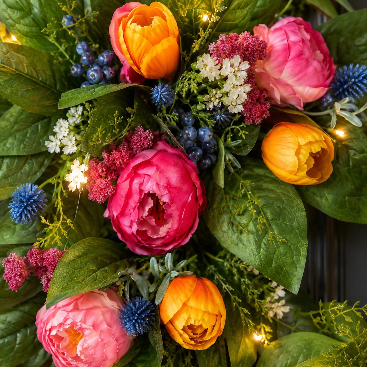  Pre-Lit Botanical Bliss 24&rdquo; Wreath image number 2