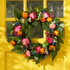  Pre-Lit Botanical Bliss 24&rdquo; Wreath image number 0