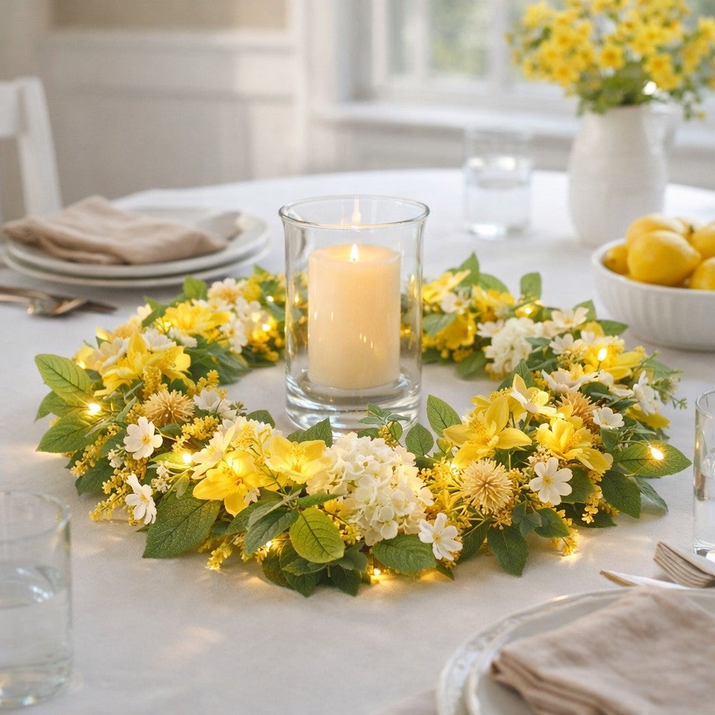 Pre-Lit Citrus Grove 24" Wreath  image number 4