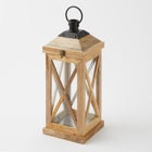 Wooden Square 18" Lantern image number null