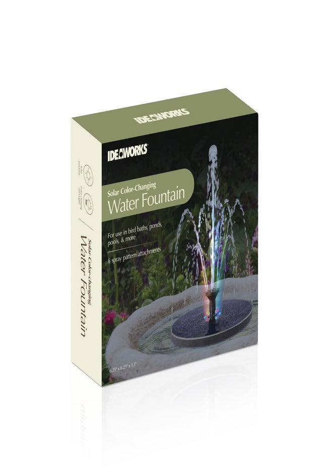 Solar Color-Changing Water Fountain image number 6