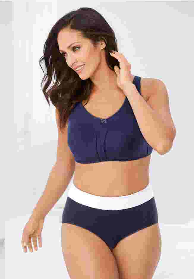 3-Pack Cotton Wireless Bra image number 7