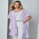 Swiss Dot Ruffle Shawl image number null