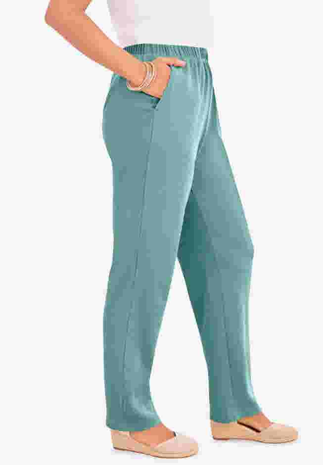 Straight Leg Soft Knit Pant image number 3