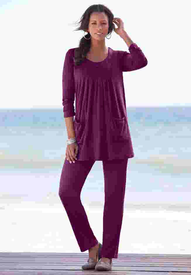 Straight Leg Soft Knit Pant image number 5