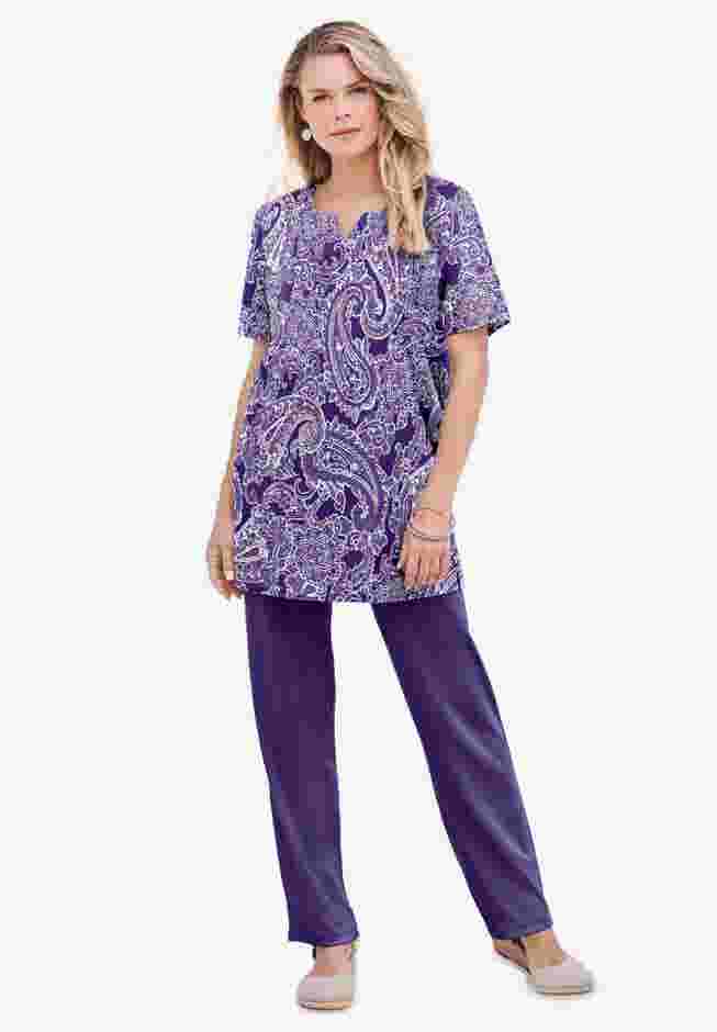 Straight Leg Soft Knit Pant image number 6