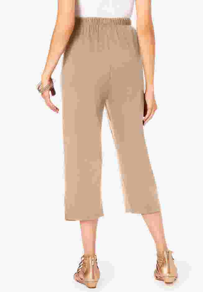 Soft Knit Capri Pant image number 1