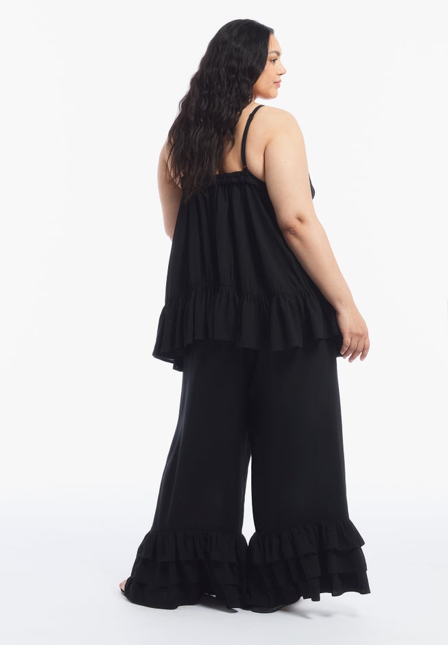 Ruffled Hem Pant image number 4