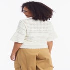 Ruffle Sleeve Sweater image number 1