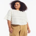 Ruffle Sleeve Sweater image number 2