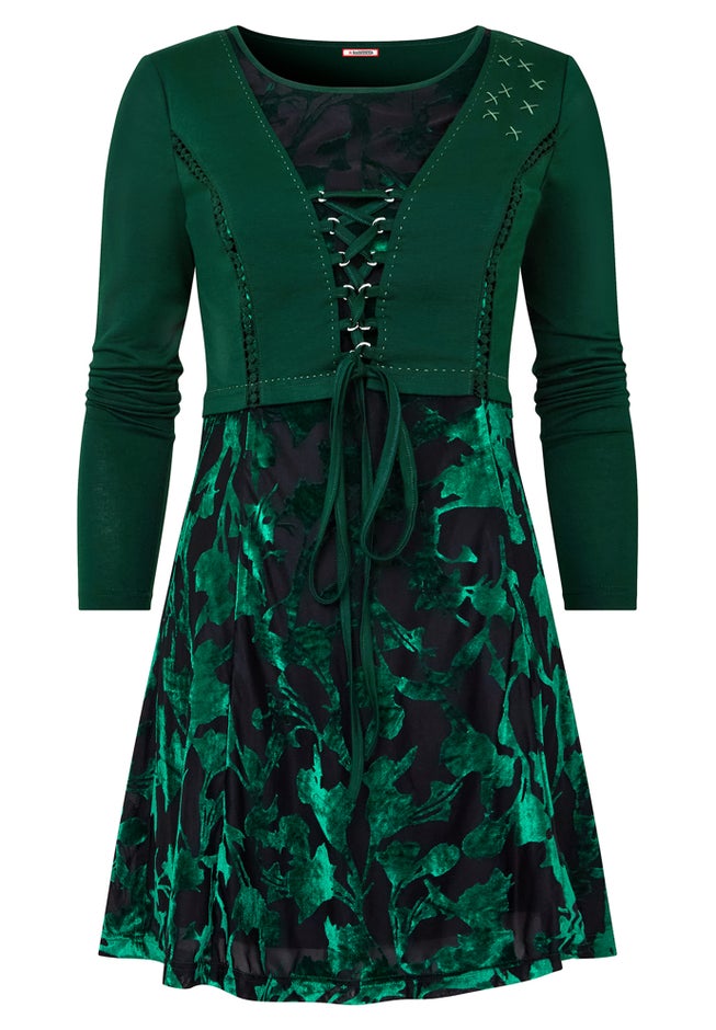 Burnout Velvet Shrug Tunic image number 1