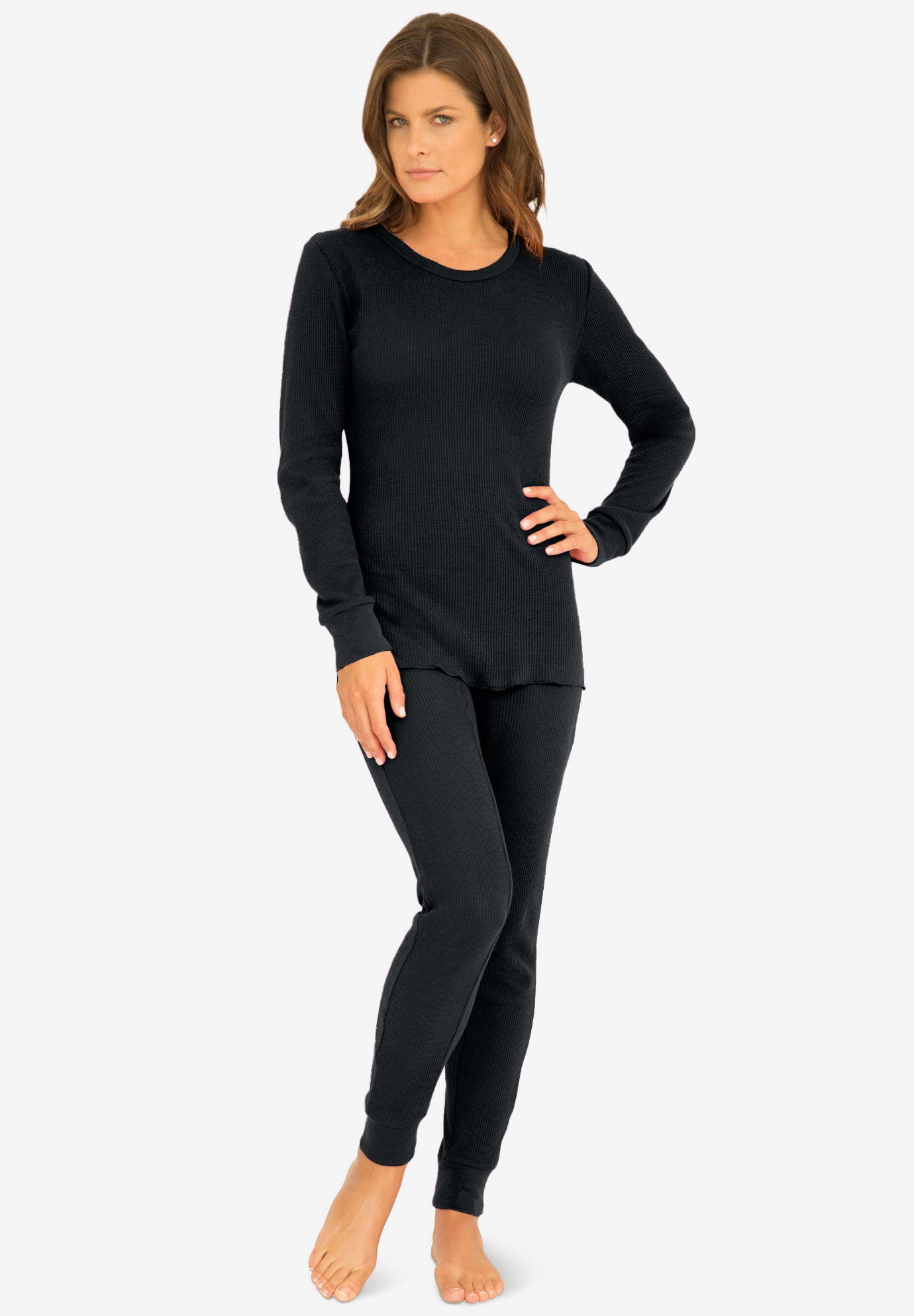 Thermal Crewneck Long-Sleeve Top image number 0