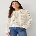 Open Work Pullover image number null