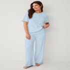 Pointelle Two-piece Sleep Set image number null