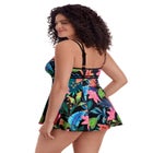 Empire Princess Seam Swimdress image number null